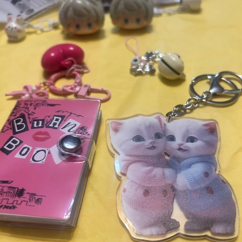 Kawaii Pink 16 Keychain Bundle - Kids Accessories Party Favors Easter Basket
